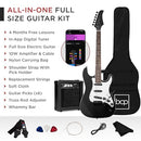 Best Choice Products 39'' Full Size Beginner Electric Guitar Starter Kit - Black - Brand New
