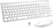 FENIFOX Wireless Keyboard and Mouse - White Silver Like New