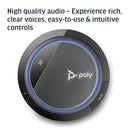 PLANTRONICS POLY CALISTO 3200 IP CONFERENCE STATION VOIP SPEAKERPHONE - Black - Like New