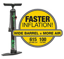 Bell Air Attack 450 High Volume Bicycle Pump B01LW86KWS - GREY - Brand New