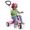 RADIO FLYER 3-IN-1 STROLL 'N TRIKE 3 STAGES TRICYCLE ADJUSTABLE SEAT - PINK - Like New