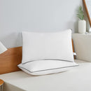 ACANVA BED PILLOWS FOR SLEEPING 2 PACK KING (Pack of 2) - BLACK WHITE - Brand New