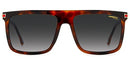 CARRERA MEN'S MODERN SUNGLASSES - DARK HAVANA/DARK GRAY SHADED - BLACK - Like New