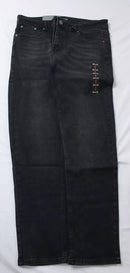 BLU ROCK MEN'S CASUAL FLEX STRETCH SLIM STRAIGHT JEANS - SIZE: MEN 32X31 - BLACK - Brand New