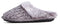 FLOOPI WOMENS SOFT CUFF CHENILLE KNIT PLUSH TWO TONE FUR CLOG SIZE LARGE - Like New