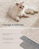 SONGMICS HOME Area Rug 5x7 ft Non-Slip Carpet Home Decor Capuccino Beige - Brand New