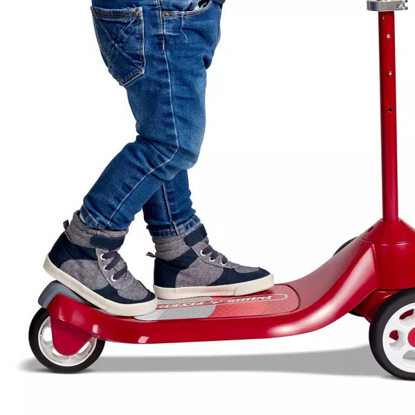 RADIO FLYER GROW WITH ME BEGINNER KIDS' KICK SCOOTER, 3 WHEELS - RED - Like New