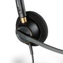 PLANTRONICS HW520 HEADSET PACKAGE FOR MITEL 6940 - BLACK - Like New