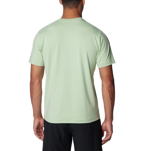 COLUMBIA Men's Tech Trail Crew Neck II Sage Leaf Heather M - Brand New