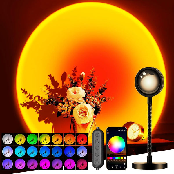 Neroupe Sunset Lamp Projector with APP & Button Control - Like New