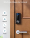 eufy Security E130 Smart Lock Entry Door Lock - Black T8510111 - Like New