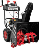 AMERISUN 24-INCH SNOW BLOWER WITH 212CC 4-CYCLE OHV RECOIL START - RED - Like New