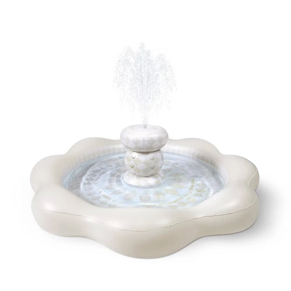 MINNIDIP EXCLUSIVE RESORT FOUNTAIN PLAY SPRINKLER - TRAVERTINE TILES - MULTI - Brand New