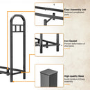 GREENER 4FT FIREWOOD RACK OUTDOOR - BLACK - Like New