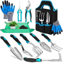 KYNUP GARDEN TOOL SET WITH NON SLIP RUBBER GRIP,11 PIECE - - Scratch & Dent