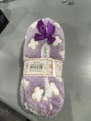 ZHANTU FLOOR SLIPPER SIZE 36-41 9-11 - SIZE: YOUTH 36-41 9-11 - PURPLE/WHITE - Brand New
