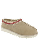 5955 UGG WOMEN TASMAN SLIPPER SAND/DARKCHERRY SIZE WOMEN 9 - Like New