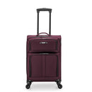 U.S. TRAVELER ANZIO SOFTSIDE EXPANDABLE SPINNER LUGGAGE CARRY-ON 22"- BURGUNDY - Brand New