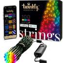 TWINKLY APP-CONTROLLED 26.2FT SMART STRING LED LIGHTS 100 RGB LEDS - MULTICOLOR - Like New