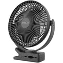 OPOLAR CLIP ON FAN | 10000 MAH RECHARGEABLE BATTERY, 8 INCH - BLACK - Like New
