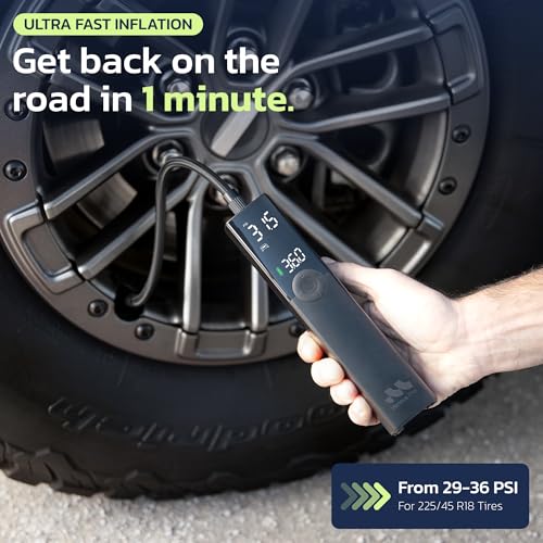 Tire Inflator Portable Air Compressor for Car, Bike, Motorcycle, SUV & Truck - Like New