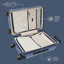 TRAVELPRO PLATINUM ELITE HARDSIDE CARRY-ON LUGGAGE, 21-INCH - DARK SKY - Brand New