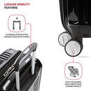 SWISSGEAR 7786 HARDSIDE EXPANDABLE LUGGAGE WITH SPINNER WHEELS CARRY-ON - BLACK - Like New