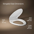 KOHLER 4636-RL-0 CACHET READYLATCH ELONGATED TOILET SEAT SLOW CLOSE - WHITE - Brand New