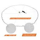 BasicGear Pancake Cast Net 12ft Radius 3/8 Mesh 1.6lb for Bait Fish - Blue/Lime - Brand New