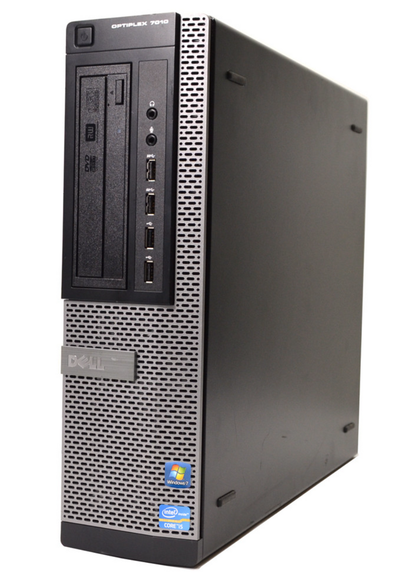 For Parts: DELL OPTIPLEX 7010 i5-3570 8GB 128GB OPT-7010-8177878-BLK PHYSICAL DAMAGE