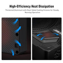 JINYEZI 10" 1200W UNDER SEAT SUBWOOFERS WITH AMP CLASS D MOSFET AMP - BLACK - Like New