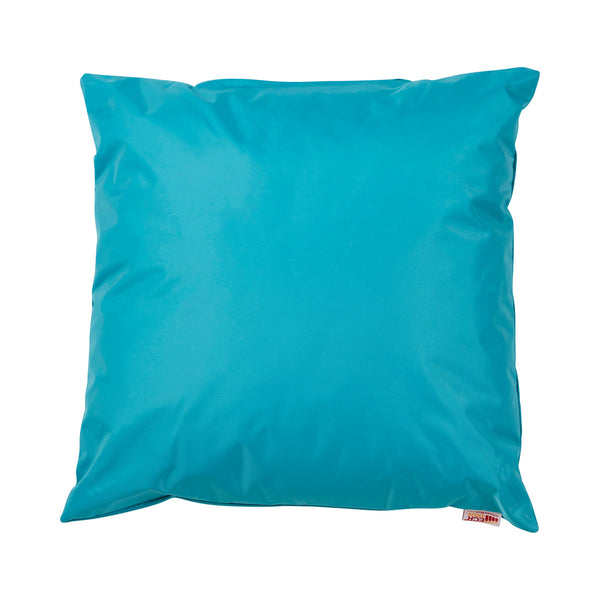 ECR4KIDS JUMBO FLOOR PILLOW, 16W X 16L - TURQUOISE - Like New