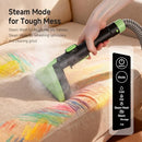 AAOBOSI Portable Carpet Cleaner Machine, 17Kpa Upholstery Steam Cleaner, Green - Like New