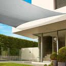 COOLAROO PREMIUM SHADE SAIL KIT SQUARE 17'9" COOLAROO-459604-GRAY - STONE/GRAY - Like New