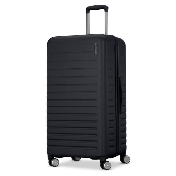 AMERICAN TOURISTER TRUNK HARDSIDE SPINNER SUITCASE - BLACK - Like New