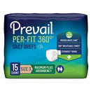 Prevail Per-Fit 360 Incontinence Briefs Maximum Plus Absorbency 60 Count - Brand New