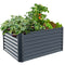 SAVANA Galvanized Raised Garden Bed Galvanized Raised Garden Bed - Midnight Gray - Like New