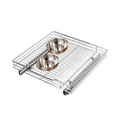 Smart Design Pull-Out Cabinet Organizer Single Level Chrome, Extra Large - Brand New