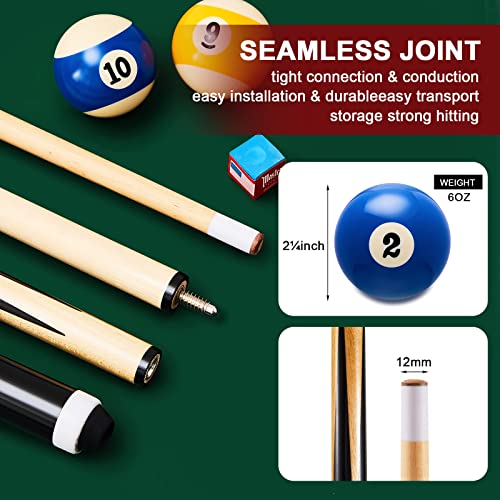 Outus 71PCS POOLS TABLE BILLIARDS ACCESSORIES BILLIARD POOL BALLS Billiards - Like New