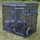 Kitty City Outdoor Catio Furniture and Play Kits for Cats, Outdoor Mega Kit - Like New