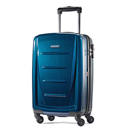 SAMSONITE WINFIELD 2 HARDSIDE EXPANDABLE LUGGAGE SPINNER WHEELS 20" - DEEP BLUE - Like New