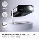 VIEWSONIC M1X PORTABLE LED PROJECTOR WITH SMART STAND, VS19530 - BLACK/SILVER - Like New