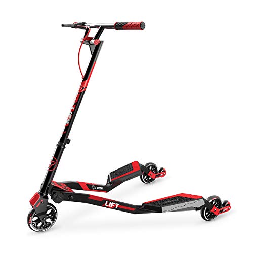 YVOLUTION FLIKER LIFT 3 WHEELS KIDS DRIFT SCOOTER WIGGLE SCOOTER AGE 7+ UNISEX - Like New