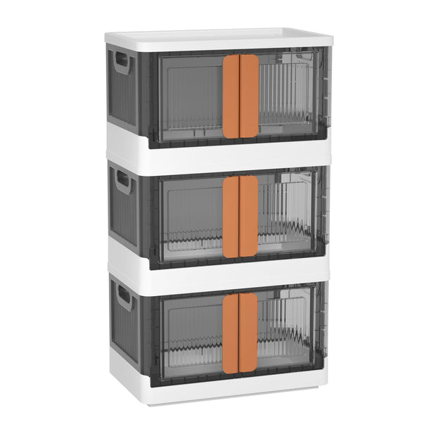 Wondersome Collapsible Storage Bins - 3 Pack of Large 8.5-Gallon/33.8-Quart - Brand New