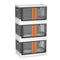 Wondersome Collapsible Storage Bins - 3 Pack of Large 8.5-Gallon/33.8-Quart - Brand New