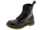 11821011 DR. MARTENS WOMEN 1460 W PATENT LEATHER FASHION BOOT BLACK LAMPER W4 - Like New