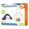 TINY LAND FORT BUILDING KIT CREATIVE FORT 5,6,7,8 YEARS OLD - ORANGE-GREEN - Like New