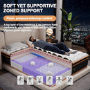 OVWYK QUEEN MATTRESS 12 INCH MATTRESS HYBRID MEDIUM FIRM 365-NIGHT TRIAL - Brand New