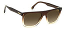 267/S CARRERA UNISEX ADULT SUNGLASSES - SHADED BROWN/BEIGE/BROWN - Like New