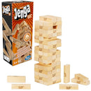 HASBRO JENGA GAME STACKING TOWER AGES 6+ 1 OR MORE PLAYERS 2120 - LIGHT BROWN - Brand New